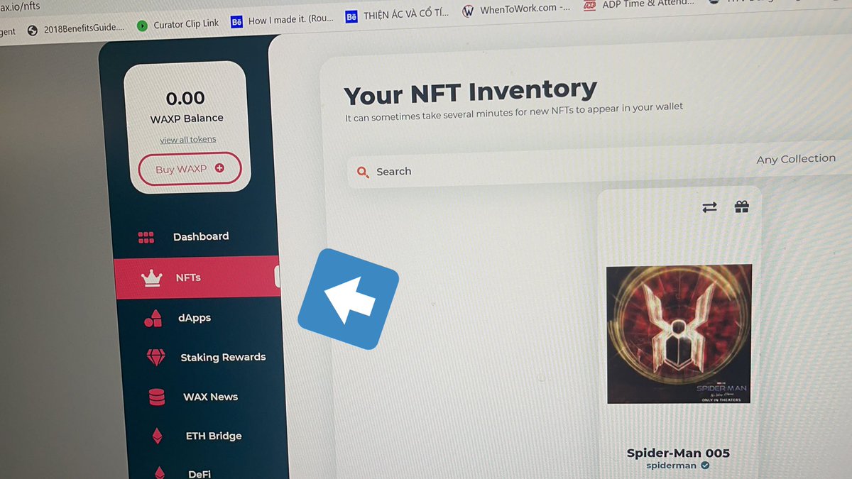 hyperlanders's tweet photo. @Martin737727572 @WAX_io @AMCTheatres If you go to your @WAX_io wallet on the left bar click nft and your inventory should pop up!

Hope you find it! https://t.co/mmaigFuWam