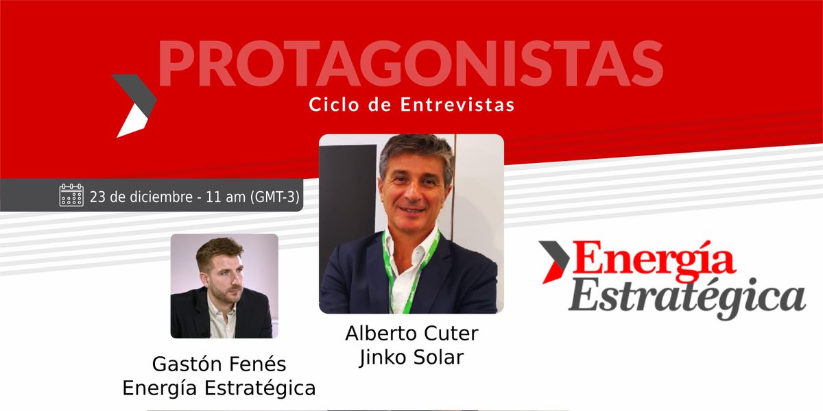 ▶️Mira esta entrevista de Gastón Fenés, director periodístico de Energía Estratégica, a Alberto Cuter, director general para Latinoamérica de Jinko Solar

🎦youtube.com/watch?v=AYn0qA…

🔁<a href="/Gastonfenes/">Gastón Fenés</a> <a href="/AlbertoCuter/">Alberto Cuter</a> <a href="/jinko_solar/">JinkoSolar</a> 

#EnergíaSolar #SolarEnergy #Paneles #Panels #ecommerce