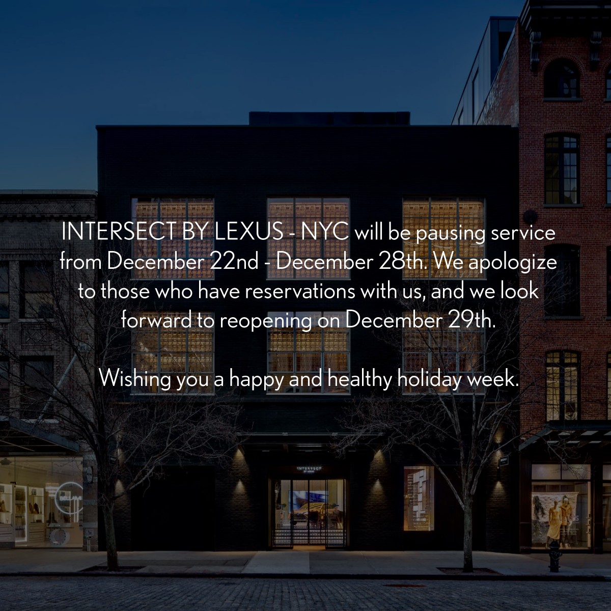 INTERSECT BY LEXUS – NYC tweet media