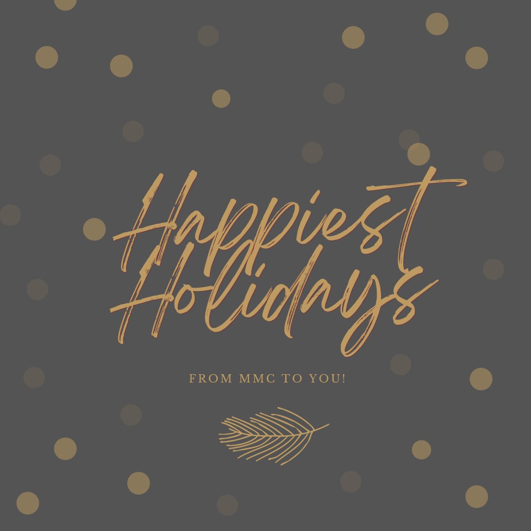 MMCGroupLP's tweet photo. Wishing everyone a happy holiday season full of joy &amp; cheer! Love, MMC https://t.co/9oKziouwtG