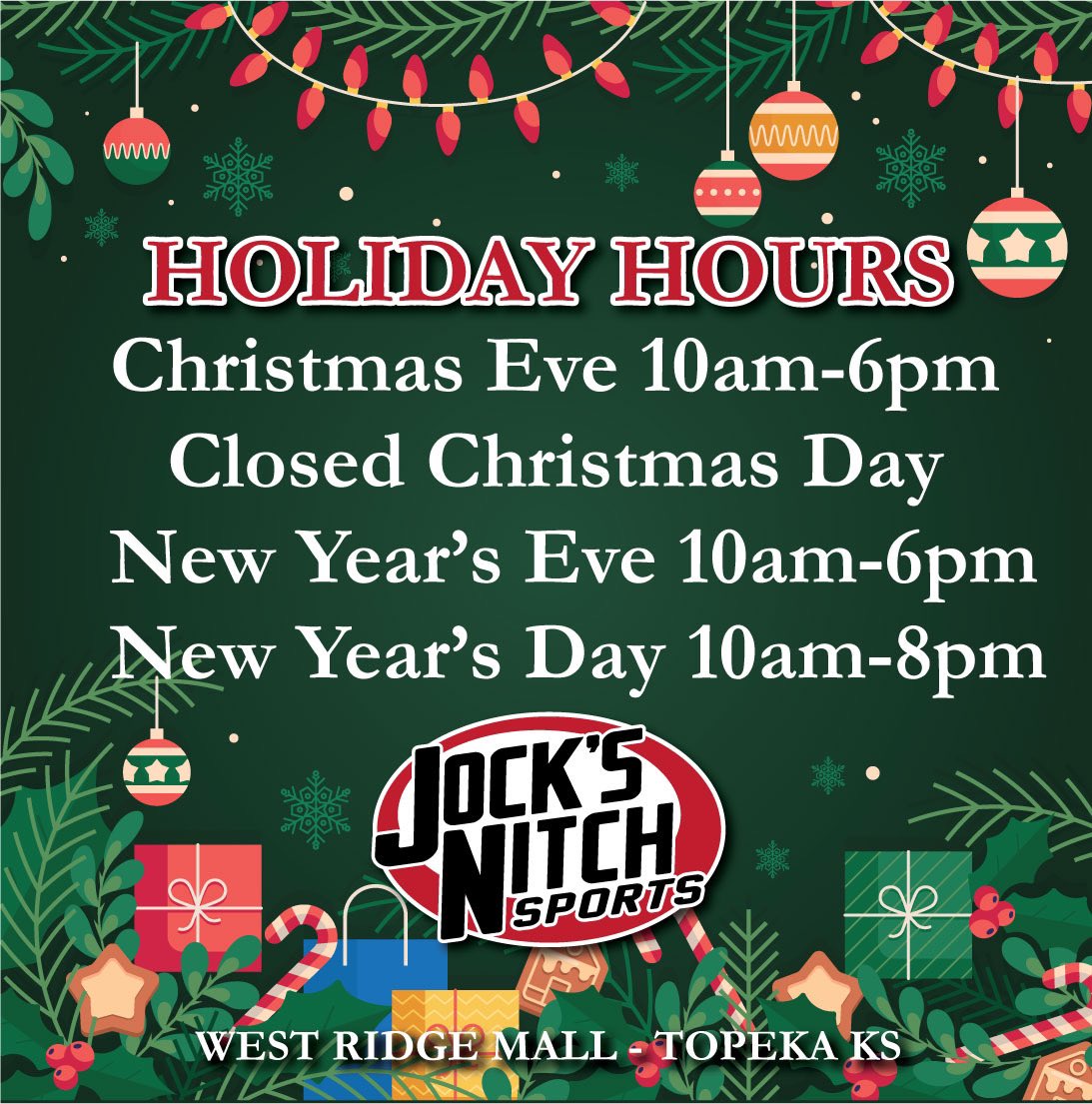 Jock's Nitch Sports- Westridge Mall (@jocksnitchtop) on Twitter photo 