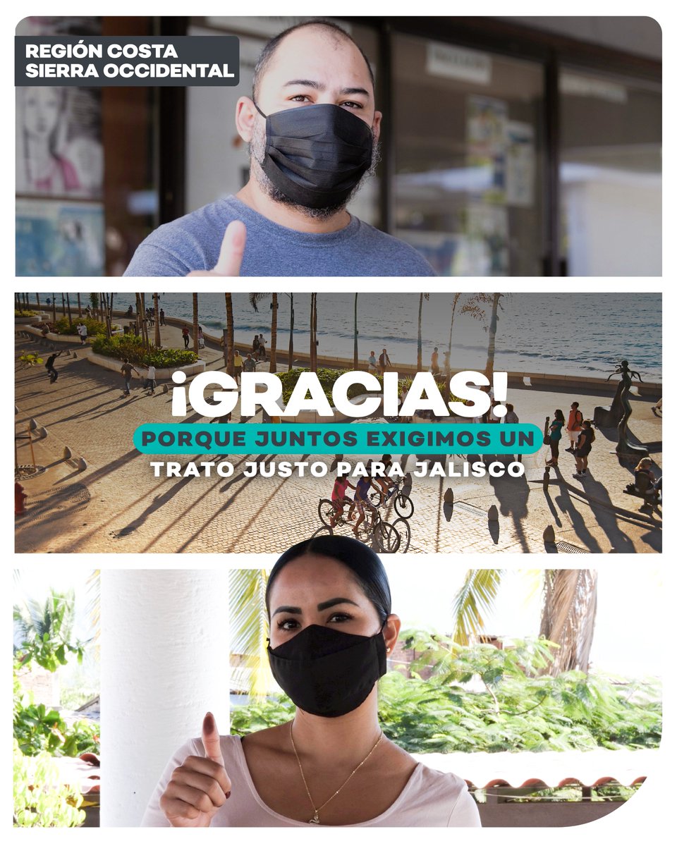 No es muy grato saber que, desde la región Sierra Costa Occidental, cientos de miles de jaliscienses votaron en la consulta sobre el #PactoFiscal. Este ejercicio es coyuntural e histórico para nuestro estado y país. De corazón, muchas gracias.