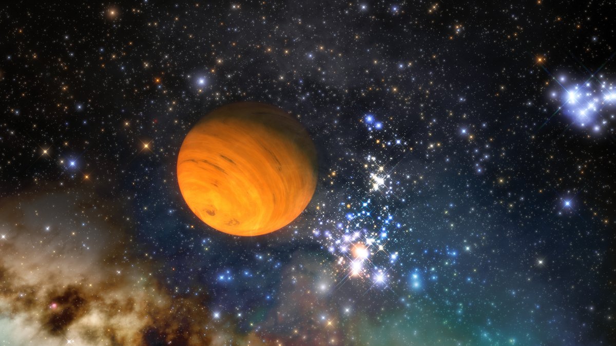NSF's tweet photo. Cosmic wanderers ✨

Astronomers found 70 new Jupiter-size, free-floating planets wandering thru space w/out a parent star 🌟. These giants were detected using 20 years' worth of archival &amp; new data from @NSF’s @NOIRLabAstro. short.url/aBcXyZ

📷: NOIRLab/NSF/AURA/J. da Silva https://t.co/vy9qptRrH1