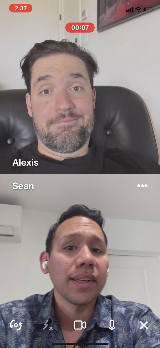 specheva's tweet photo. I just had to try out @useintro to chat with @alexisohanian for 15 minutes! By far the best money spent and further confirmed he’s my favorite tech role model out there!! Not even a competition. https://t.co/Pv1Q9AZAwe