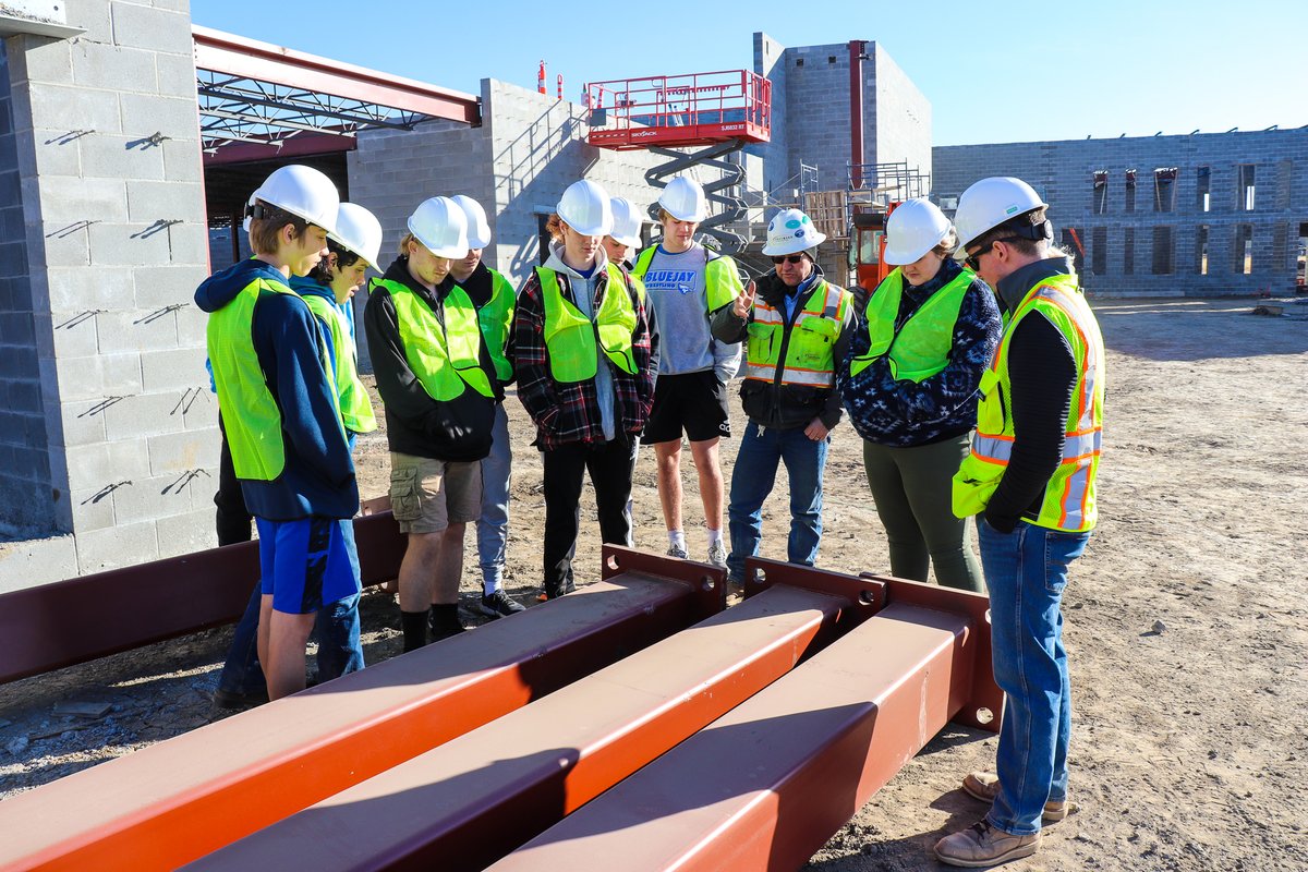 BuildHCI's tweet photo. Students from Ashland Public Schools and OPS-Northwest High School had the opportunity to tour the construction sites happening at their schools. Hausmann is always happy to engage students in our projects β they are the future workforce!
#buildhci #hausmann #studentengagement https://t.co/YdiT948o4n