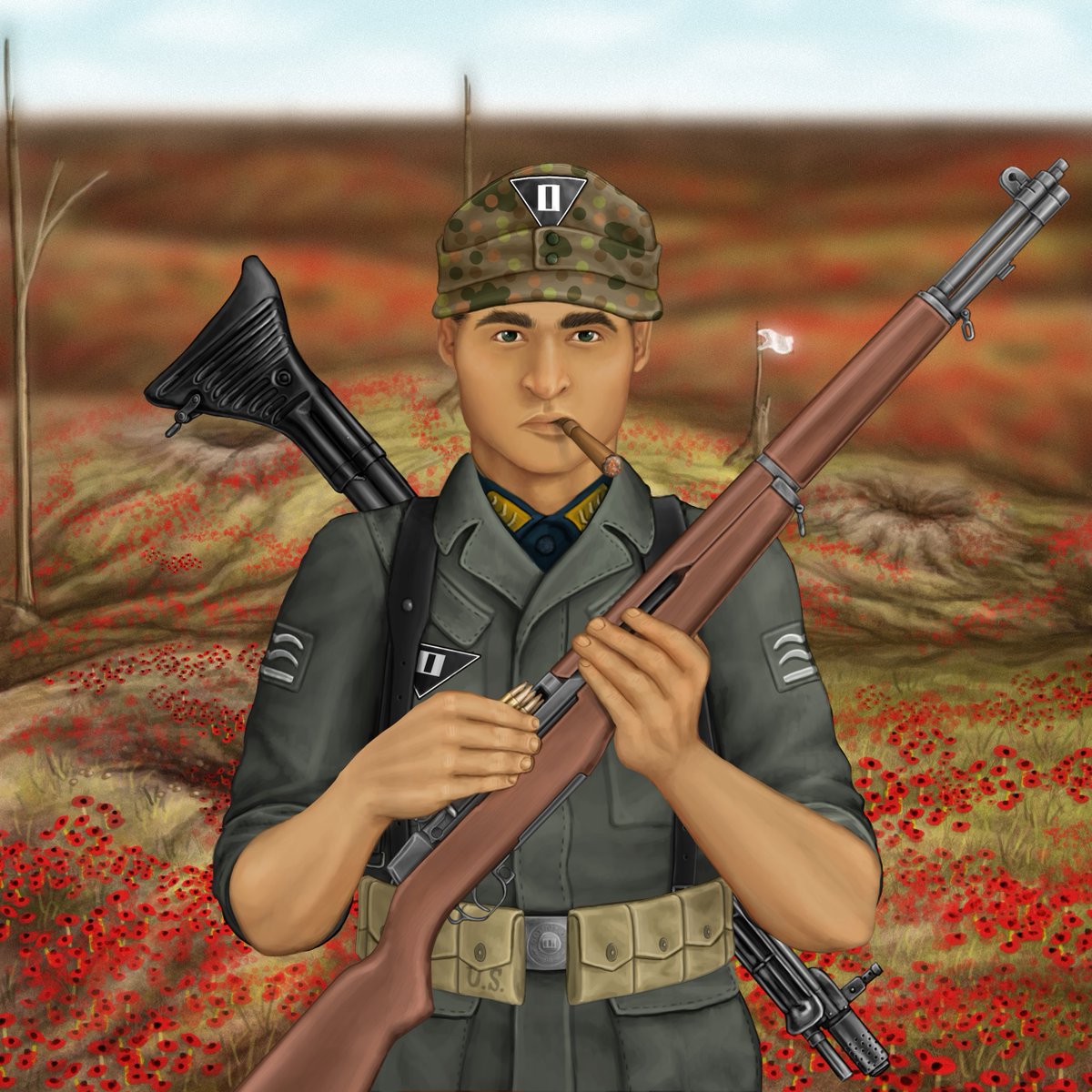 godscryptobag's tweet photo. Born Soldier #74 Hooorah #NFTdrop https://t.co/JeyZ6TiLDT