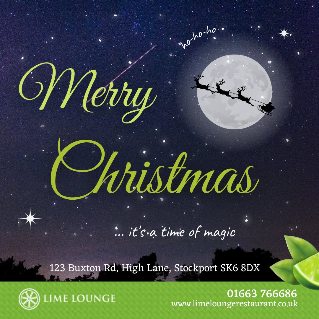 LoungeLime's tweet photo. #MerryChristmas #HappyHolidays @StockportAwards https://t.co/Sib8hcYWXS