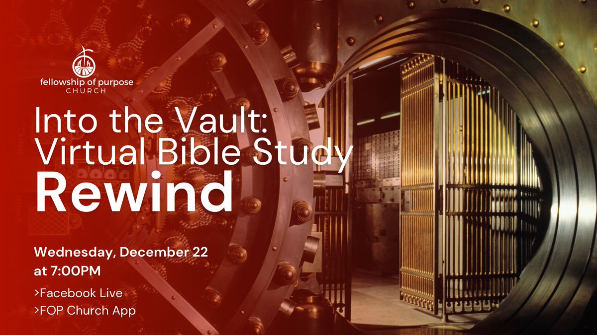 TheFOPChurch's tweet photo. Are you all enjoying the throwbacks? We’re going back into the vault this week for Virtual Bible Study! See you tonight at 7pm on Facebook Live &amp; the FOP Church app. 

#thefopchurch https://t.co/WFXlSzlDgu