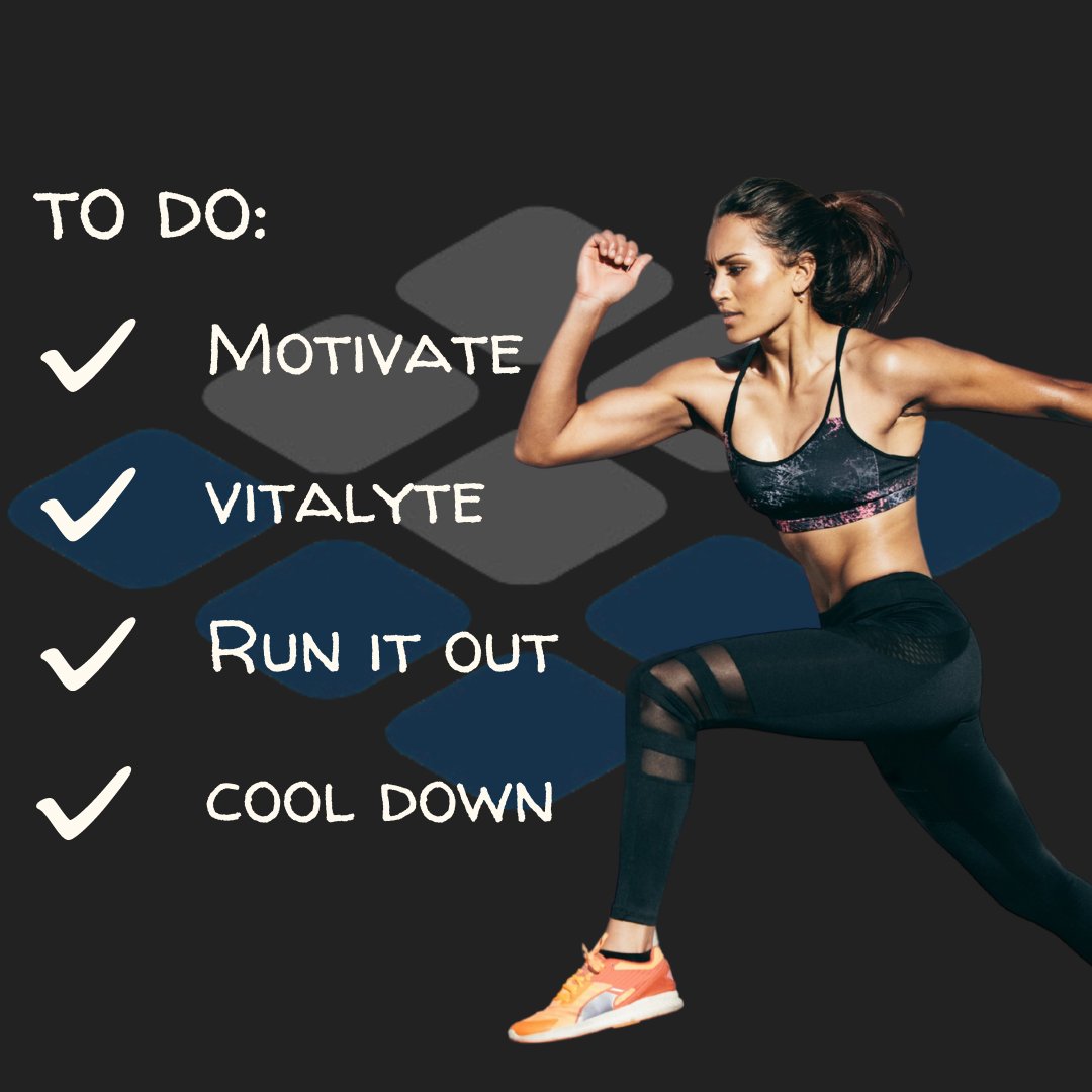 What's on your to do list?⁠
✅⁠
Check it off your list with a little help from Vitalyte. ⁠
🏃🏾‍♀️⁠
Don't let dehydration get you down. Hydrate Faster with Vitalyte!⁠
😅