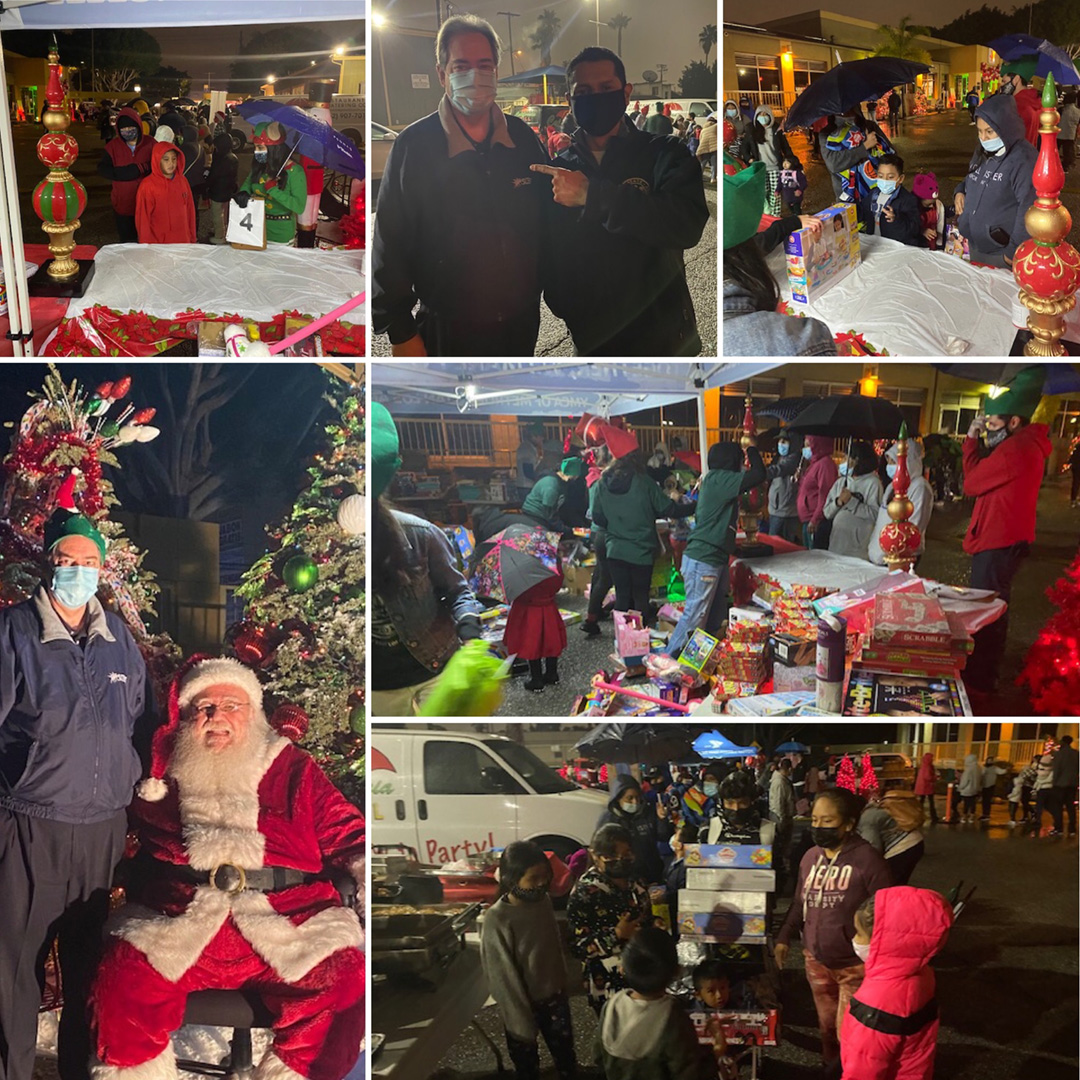 Rize_cu's tweet photo. It was a night filled with joy! We joined @SantiagoAD53 to help deliver more than 1,000 toys to kids in Boyle Heights. Families received food, pan dulce and photos with Santa. We’re thrilled we could help bring a smile to so many faces for the holidays! #TogetherWeCreateGood https://t.co/d3VueOJSD4