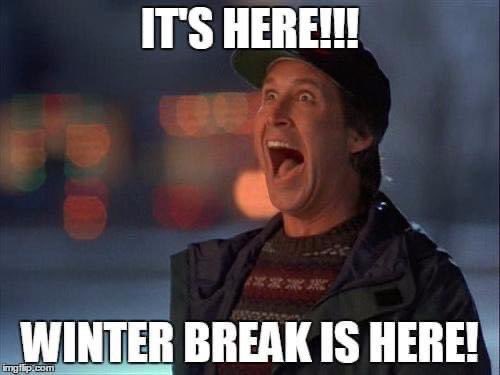 UDEA13's tweet photo. At long last it is here! UDEA wishes everyone a safe and happy winter break. #WinterBreak #rechargingtime https://t.co/ZkVk871DyP