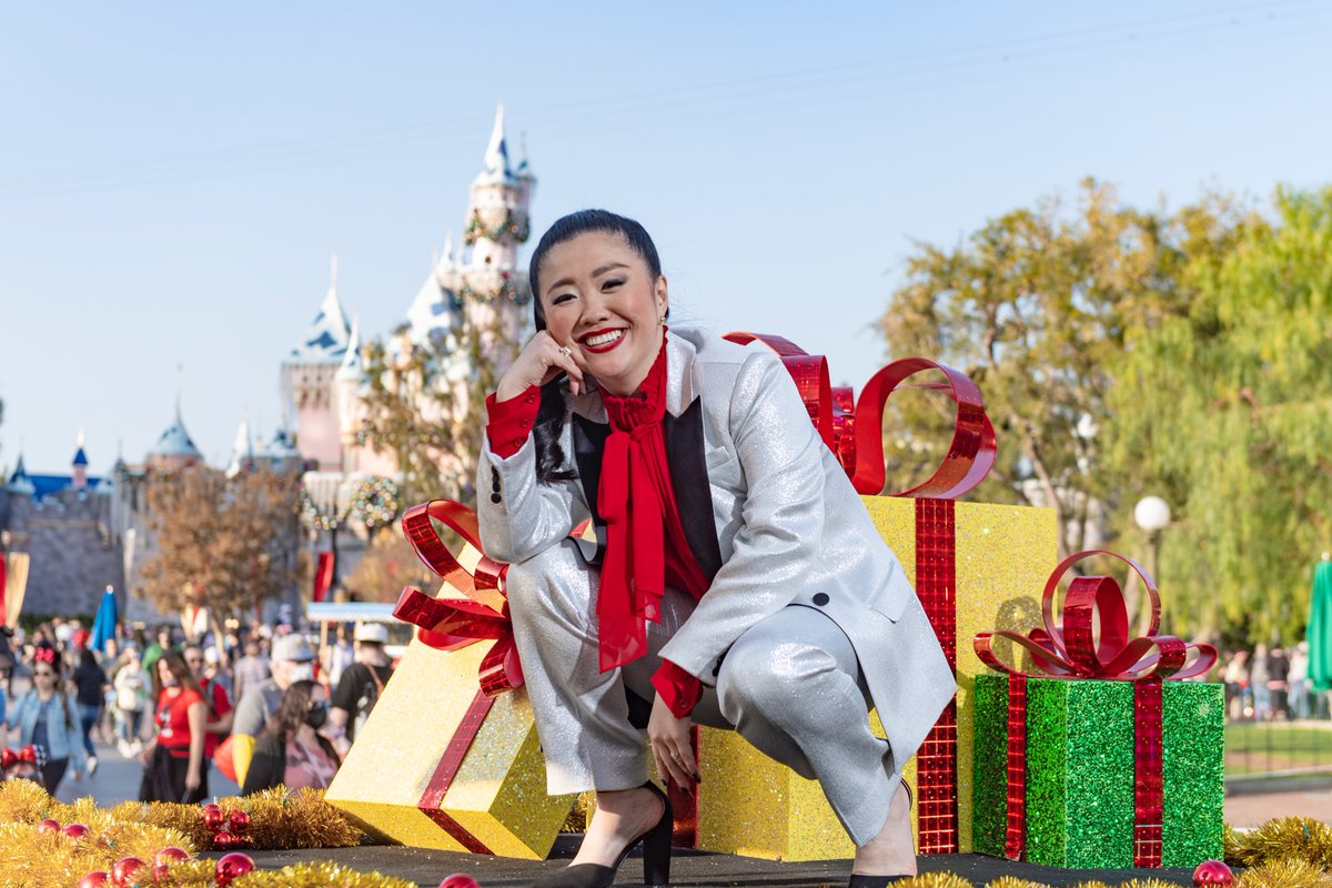 FreeformTV's tweet photo. .@trevorjackson5 and @shrrycola spreading the holiday cheer are ~my~ Happiest Place on Earth. Check out the festivities as they cohost the Disney Parks Magical Christmas Day Parade. Don’t miss it Christmas morning on @ABCNetwork. #DisneyChristmasCelebration https://t.co/wvbnFRFQNx