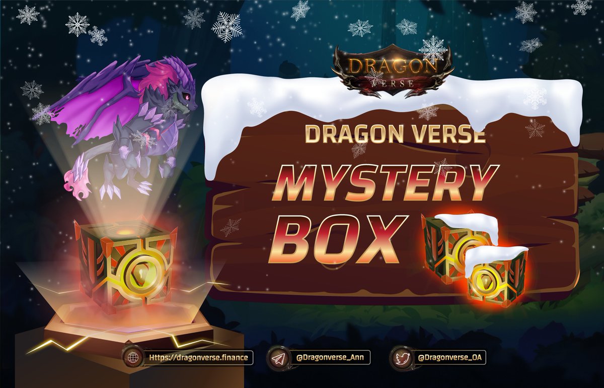 🛎 REMINDER: YOU MUST STAKE AT LEAST 100$ DRV TO BE ABLE TO BUY NFT BOXES

📦 This is the requirement to join our 1000 NFT Boxes collection. The reason for this requirement is to better control the market volume and also attract investors to join Staking.
t.me/Dragonverse_An…