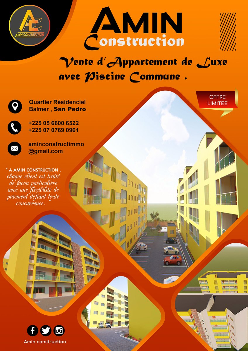 aminconstruct's tweet image. WELCOME TO AMIN CONSTRUCTION SANPEDRO IVORY CAOST.