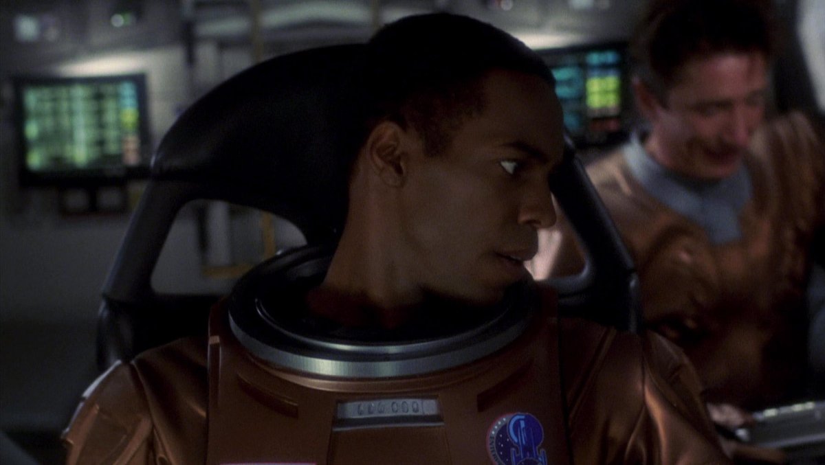 ENTSubplots's tweet image. When his shuttle is caught in a meteor storm, Travis has to put on a spacesuit and fix it himself, with Trip&apos;s instructions regularly distorted by the shower. Hoshi takes on extra work to avoid calling her mom. Phlox challenges Reed to confront his biases about laws and justice.