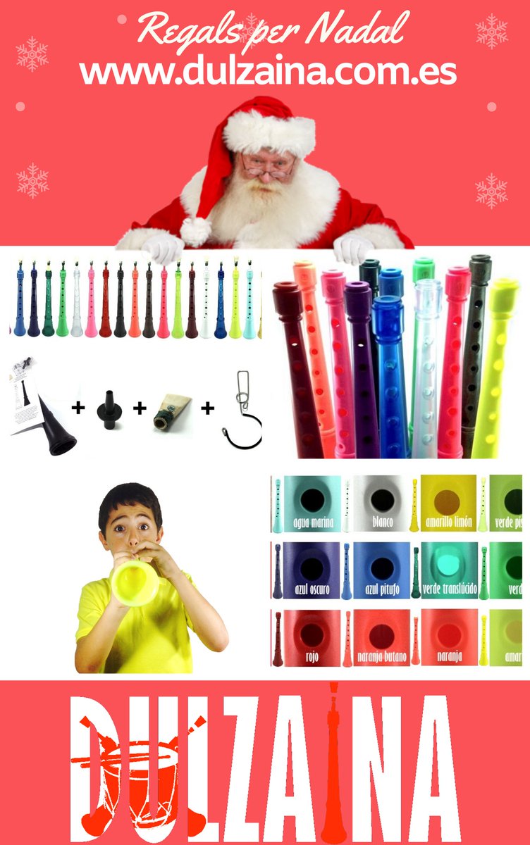 El regal perfecte per als xiquets i no tant xiquets, regaleu #Dolçaines i voreu com triunfeu. dulzaina.com.es