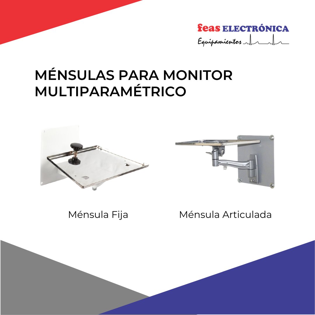 Tenemos ménsulas fijas y articuladas para monitores multiparamétricos.

Más información en:
feaselectronica.com.ar/r/kZt

#EquipamientoMedico #FeasElectronica #mensula #monitormultipar #salud #medicina #hospital #sanatorio #consultorio