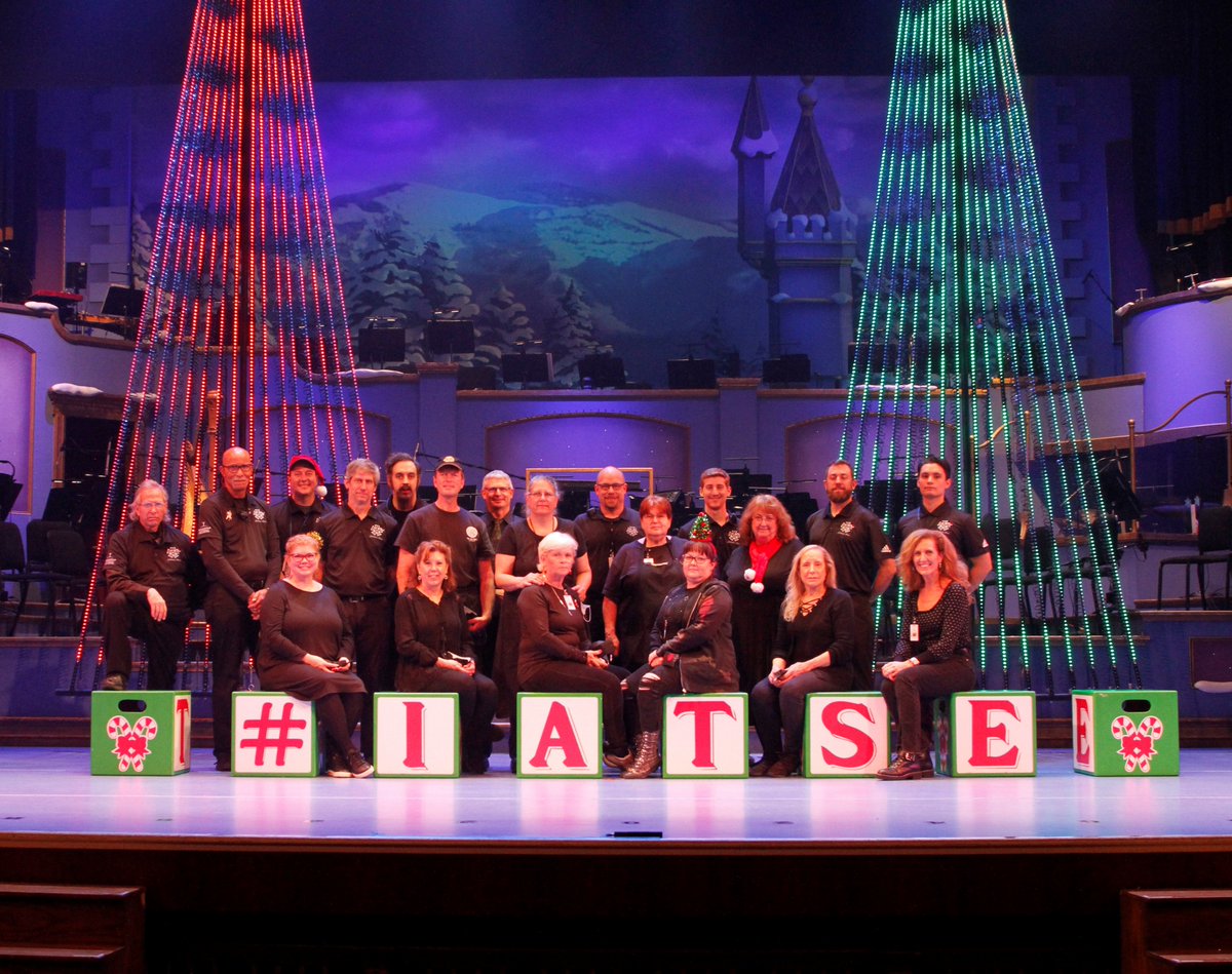 IATSE's tweet photo. A round of applause to the crews of @IATSE30 and Local 893 behind the magic of the Indianapolis Symphony Annual Yuletide Celebration. #UnionProud https://t.co/AG5KiED3Kl