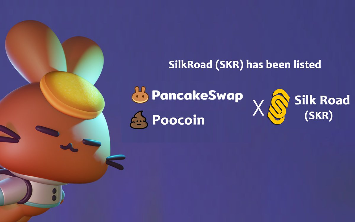 SKR token has been listed on PancakeSwap &amp; Poocoin, ready to trade.
Hope the community buys and holds SKR to contribute to the Liquidity Pool in the near future.
Contract address : bscscan.com/token/0x255c89…
Buy on PancakeSwap :pancakeswap.finance/swap?outputCur…
#BNB #SKR #Pancakeswap #Poocoin