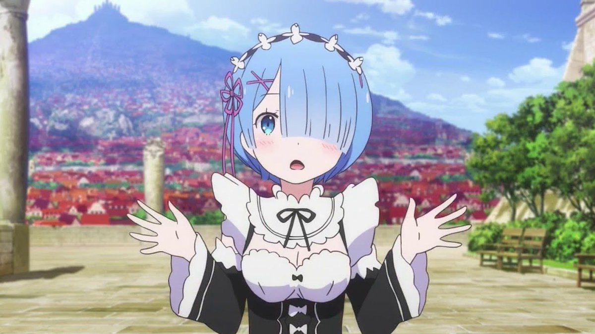PocketMonstrOTD's tweet photo. Fuck it. Nonbinary character of the whenever is Rem from Re:Zero! She is agender and uses he/she pronouns! (Headcanon) https://t.co/Mfr0t4ramK
