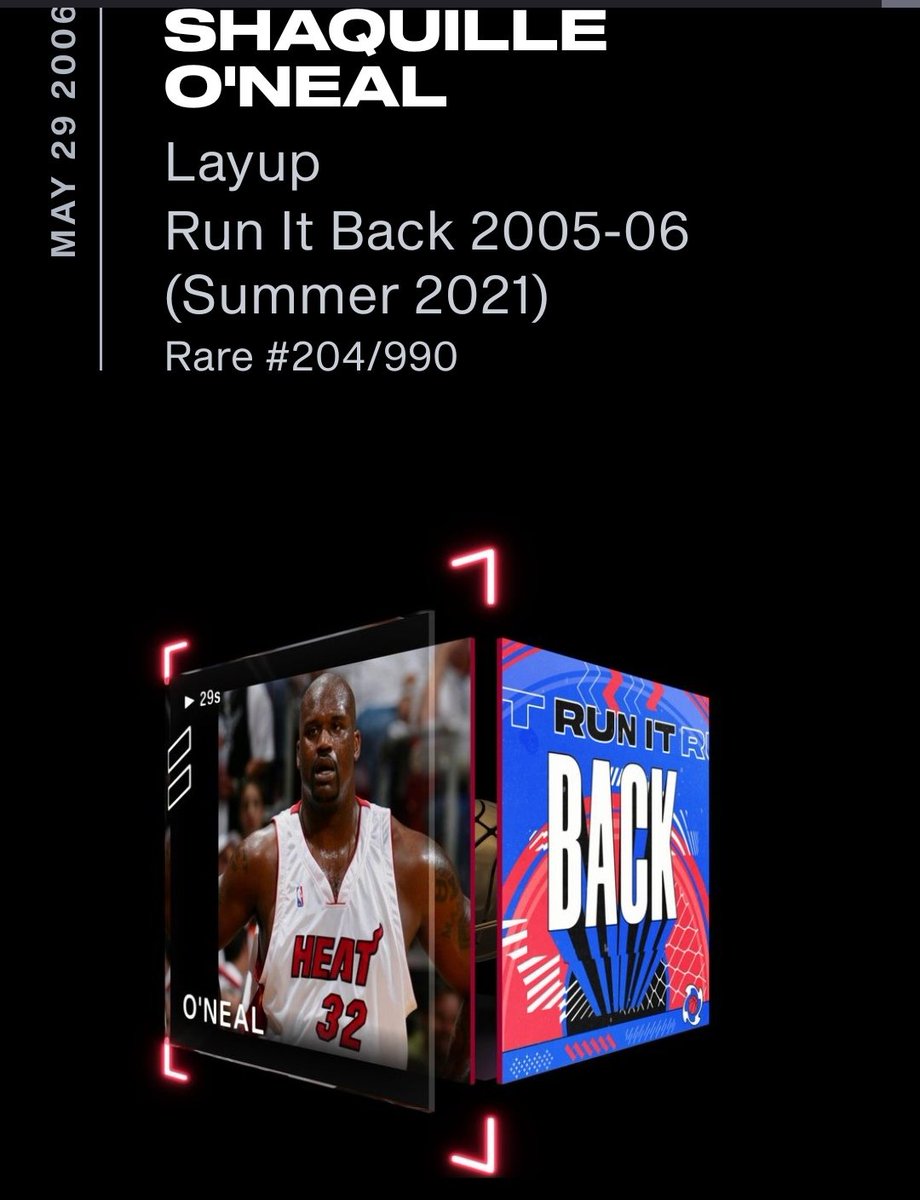 MBergair's tweet image. Finally mine ♥ huge moment of the most underrated @nbatopshot Set #Runitback #Shaqattack My Precious.... Gollum!