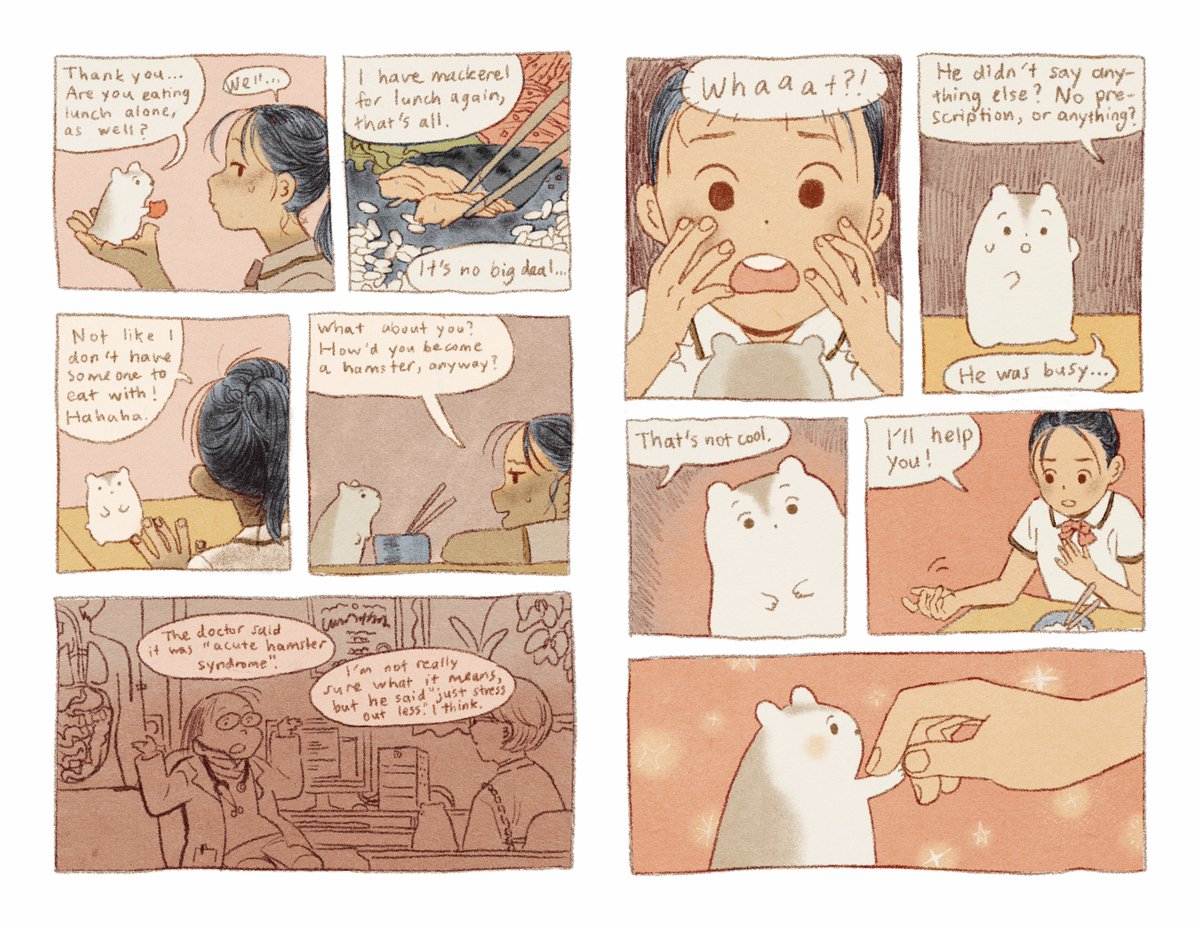(1/5) 🐹 today i am sharing my short comic from over the summer, 'freewheeling'.
a story about growing up when you're feeling small.

link to itch in the replies >>> 
