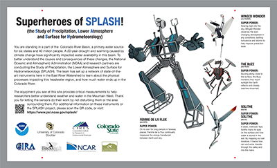 Meet #SPLASHresearch Superheroes (&amp; real-life alter egos) &amp; discover their superpowers: providing critical measurements to help #PhysicalSciencesLab,  #GlobalMonitoringLab &amp; partners (incl. <a href="/CIRESnews/">CIRES</a>, @CIRA) better understand Mtn West #weather &amp; #water. bit.ly/3J8FkR0