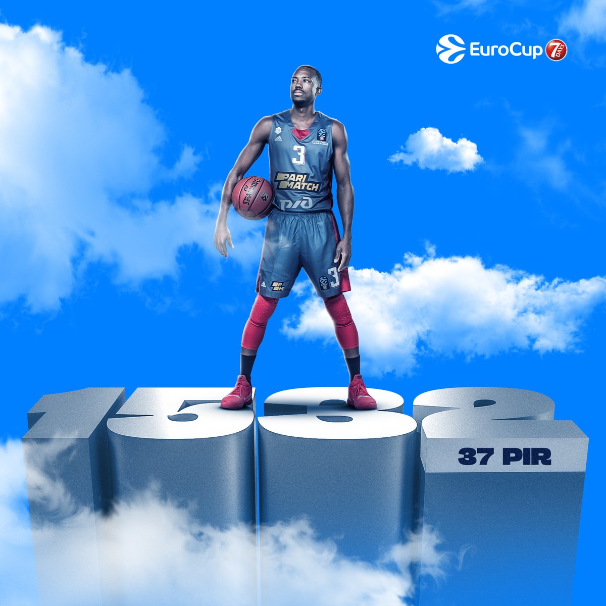 EuroCup's tweet image. .@ErrickM3 keeps climbing the All-Time PIR ladder🔝

@lokobasket's guard takes over the second spot in the All-Time PIR after accumulating a total of 1532 PIR in his EuroCup career and recording 37 PIR in his last game against Partizan NIS Belgrade!🔥

#RoadToGreatness