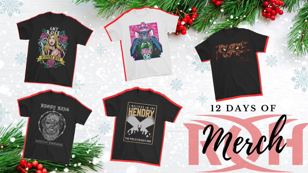 🎄 12 Days Of ROH Merch 🎄

DAY 1️⃣2️⃣ - Wrestler Tees

🎁 Your favorite <a href="/ringofhonor/">ROH - Ring of Honor Wrestling</a> stars got merch on SHOPHONOR.COM

🎉ROH Holiday Sale begins TOMORROW AT 9AM ET 

🛒 Shop Here: bit.ly/32sPWJG

#12daysofmerch