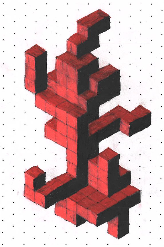MrKSDyck's tweet photo. Grade 6/7s @PortWellerPS having fun creating random #IsometricDrawings. #Isometric #Cubes #Geometry #SpatialSense #Engineering #Representation https://t.co/joTVDzuOvX