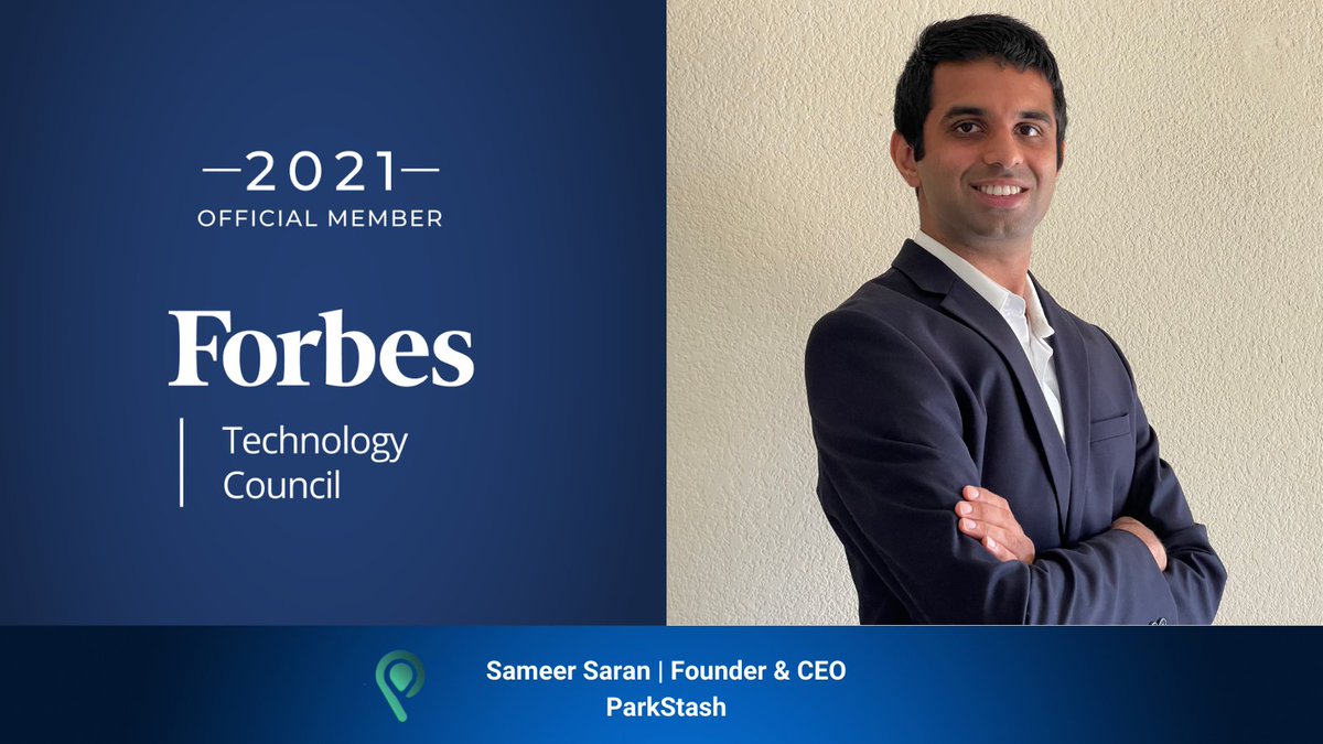 We're thrilled to announce that our Founder and CEO <a href="/sameersaran97/">Sameer Saran</a> is now part of <a href="/ForbesTechCncl/">Forbes Technology Council</a> – an invitation-only community for world-class CIOs, CTOs, and technology executives.

#autonomousmobility #parkingsolutions #impacttech #sustainabilitytech  #forbescouncil #mobility