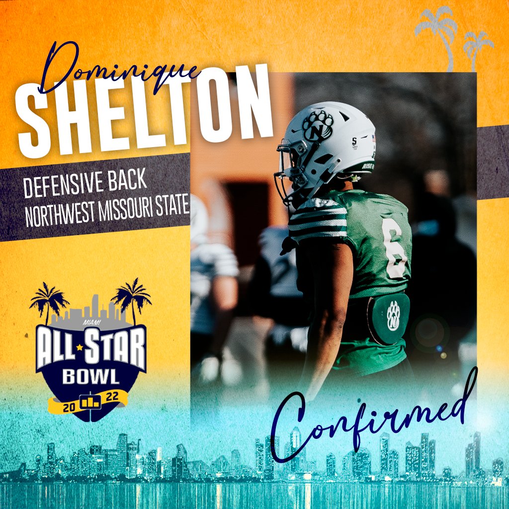 🚨 𝗖𝗢𝗡𝗙𝗜𝗥𝗠𝗘𝗗 🚨

Defensive Back <a href="/Dshel21/">.</a> from <a href="/NWBearcat_FB/">Northwest Football</a> has accepted his opportunity to compete at the 2022 Podyum All-Star Bowl!! See you in Miami!!

showcase.thepodyum.com

#EarnYourLevel  #CollegeAllStar #Miami  #ToTheLeague #ProFootball #NFL #CFL