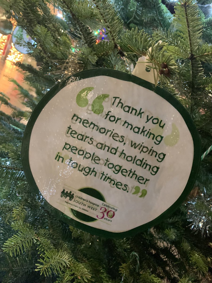 Mr_John_Harvey_'s tweet photo. One of my favourite features of #ChristmasInExeter are the #Charity #Christmas Trees in #RomanWalk #Princesshay…
The @CHSW 🎄 got me 😭
#Exeter #LoveExeter https://t.co/arBo3FTqSs