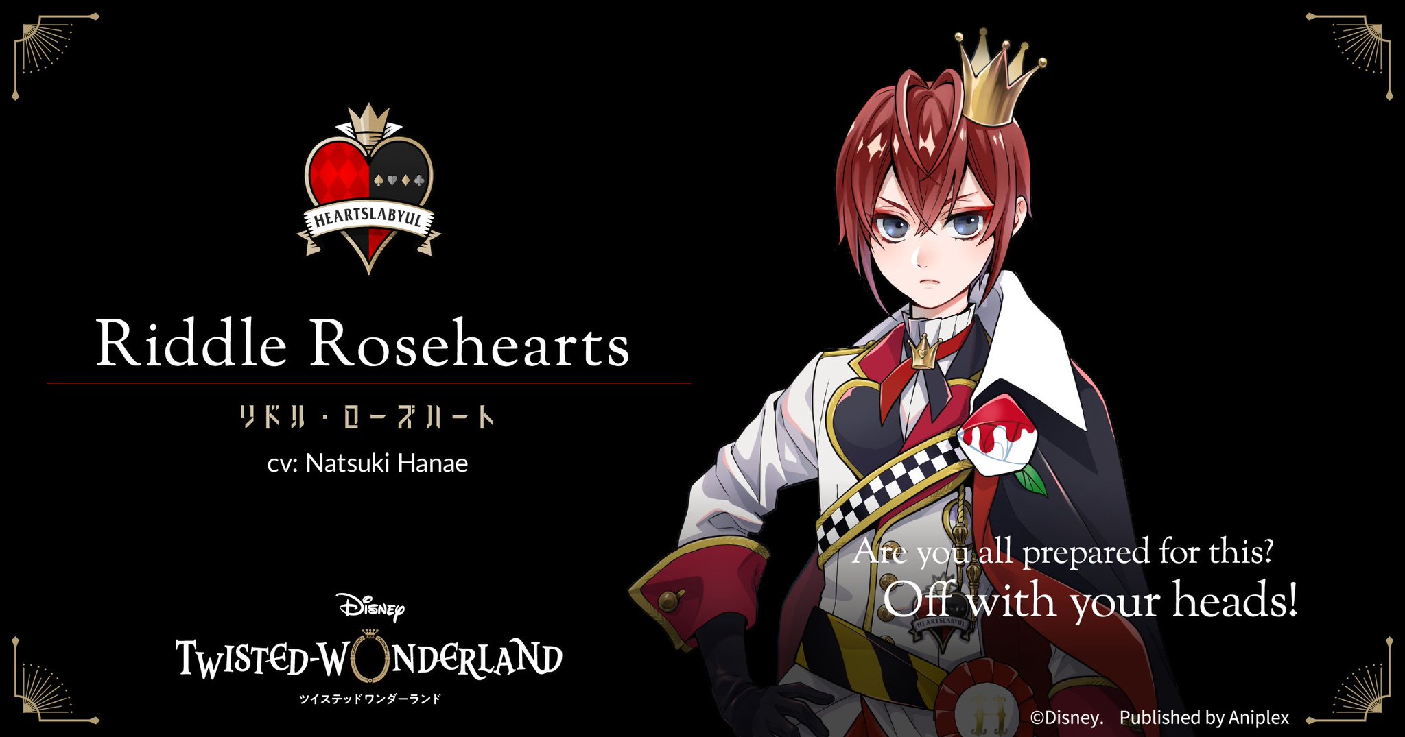 Disney TwistedWonderland (English) on Twitter " ️ Introducing Riddle