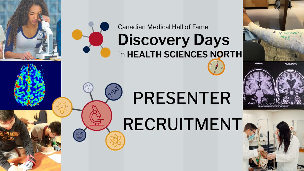 Help students from the most northern &amp; remote regions of 🇨🇦 explore the vast career options in medicine &amp; the health sciences. Share your passion for your profession by hosting an interactive workshop during #CMHFDiscoveryDayNORTH. Sign up today bit.ly/3lYrTcM