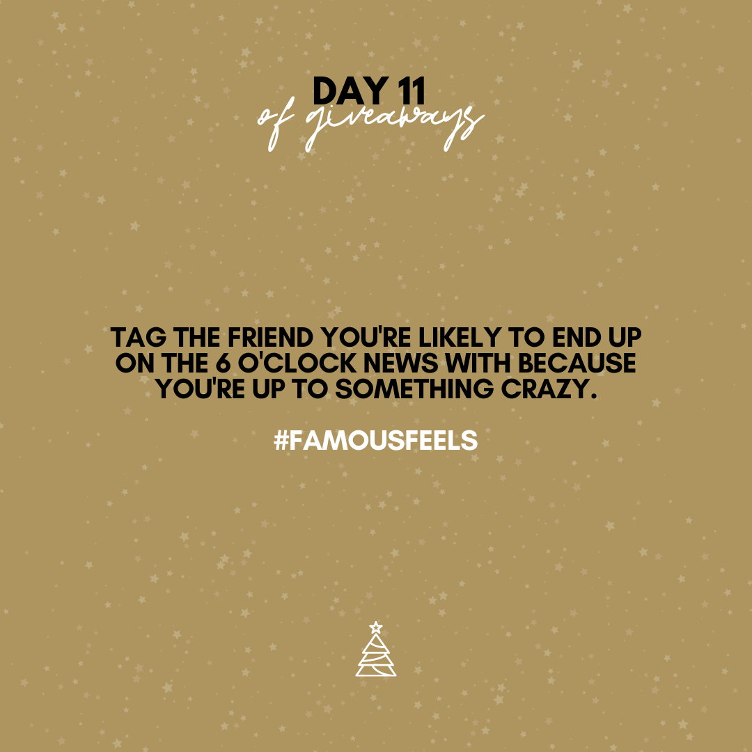 FFWShoes's tweet photo. DAY 11 // WE'RE GIVING AWAY A PAIR OF SHOES TO 1 WINNER EVERY DAY FOR 12 DAYS. 👠 
To celebrate the festive season, we want to take you back to a memory where you felt a bit 'famous'. ✨

TO ENTER: 
✨ Like this post.
✨ Tag your friend who fits today's memory
✨ Make sure https://t.co/LW8rokFds3