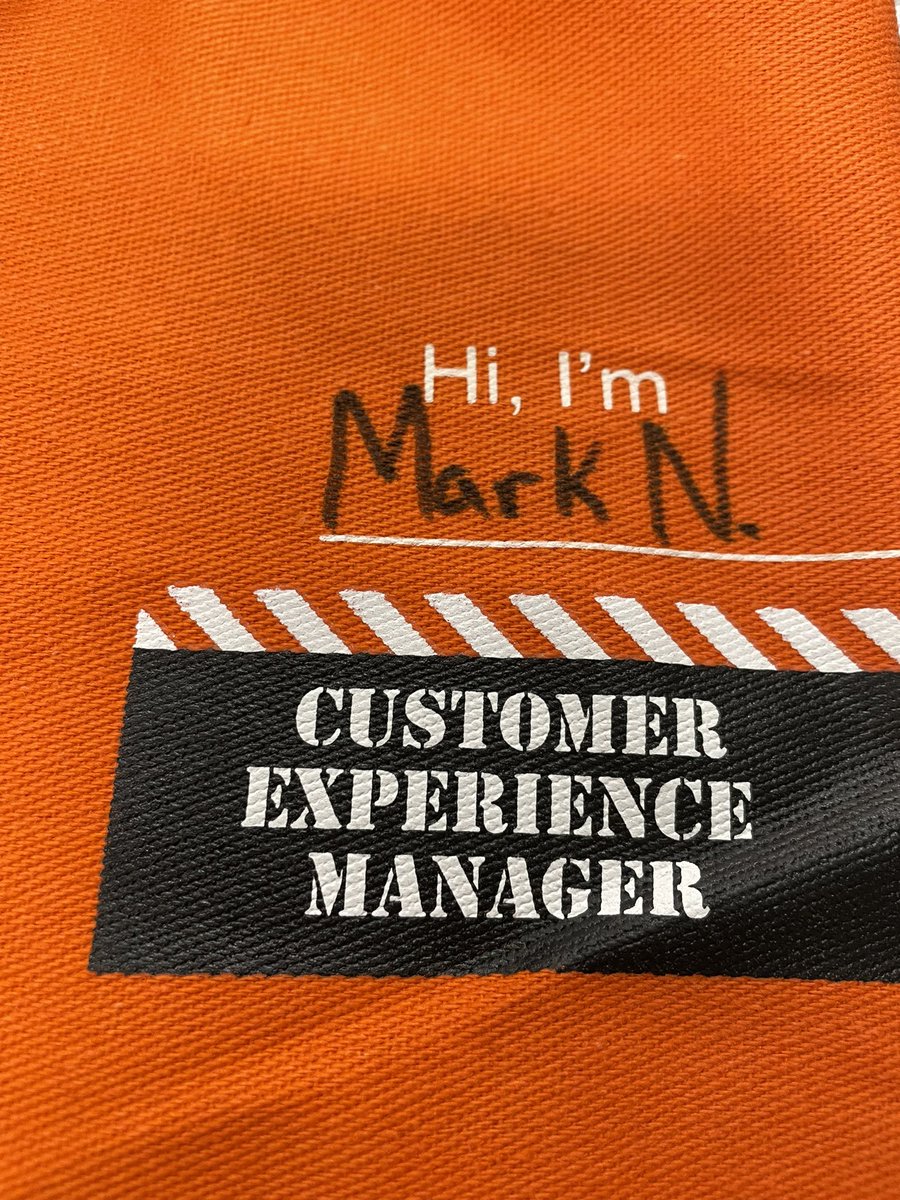 Not one to celebrate my own accomplishments but here goes, Monday I accepted an offer for the CXM position at 3882. This morning a veteran assoc.(Karl) came to me and said how proud he was and how deserving I was.  No words express what that means to me. TY THD! #OrangeBlooded