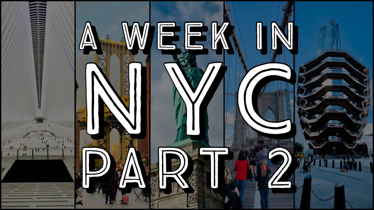 pratikkadam007's tweet photo. NYC Vlog part 2!

Don’t miss the end where we head to Harlem, to see the _____ stairs!
#newyorkcity #newyork #nycvlog #timessquare #vessel #statueofliberty #highline #brooklyn #brooklynbridge #joker #wallstreet #rockefellercenter #travel #vlog #weekinnyc 

https://t.co/nvpwEIa8dP https://t.co/0i8KqdJR5u
