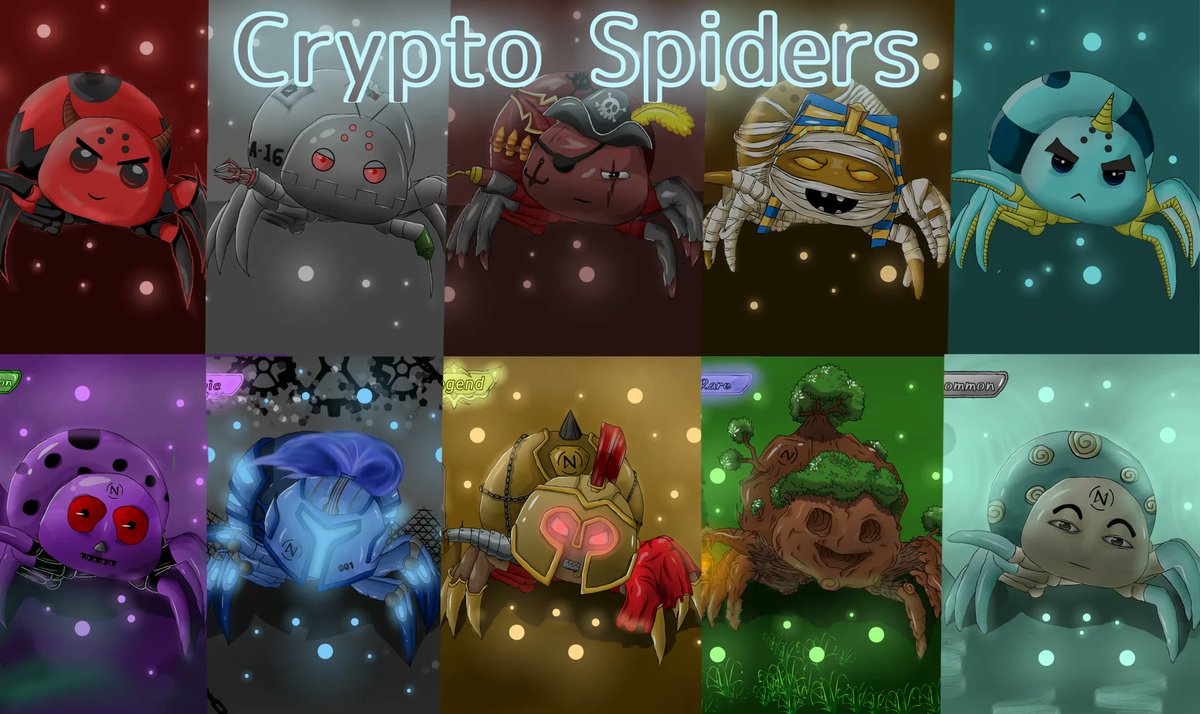 Crixuscrypto25's tweet photo. @NFTsSaga 

1st &amp; 2nd Batch NFTs Crypto Spiders released! 

Checkout my creation!🔥
https://t.co/U3SvhphFSg

#NEARProtocol #NEAR #NEARnft
#NFTCommmunity #NFT #NFTs #NFTartist #NFTartists #Paras #nftcollectors #NFTdrop https://t.co/cIUOYDk11S