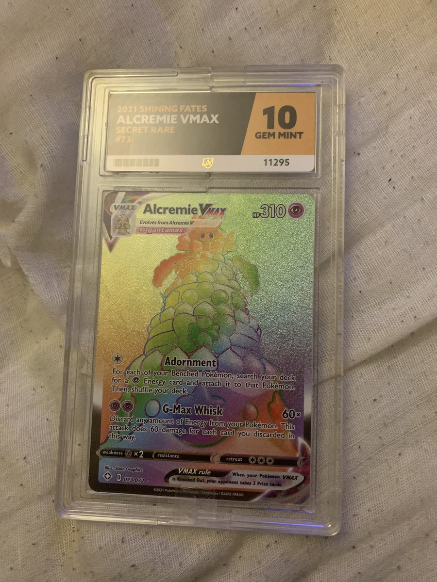 kinsley_S_'s tweet photo. @RandolphUK @ace_grading just got my submissions back thanks guys !!! Even got a cheeky gem mint 10 ! Let’s gooooo https://t.co/UERGQZqgpn