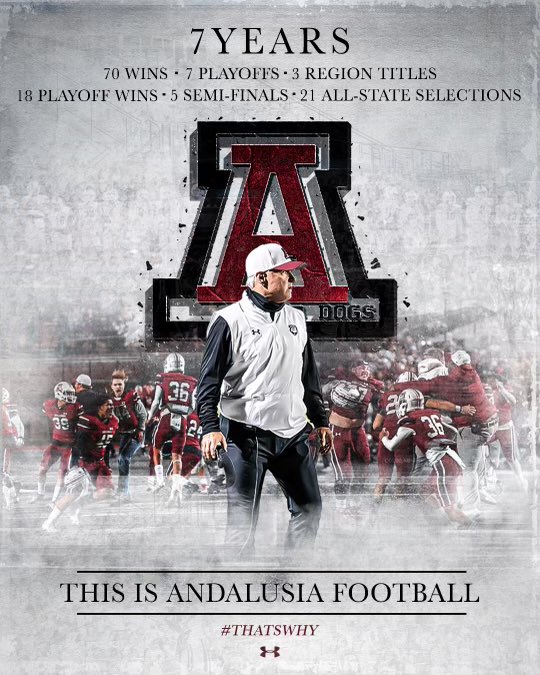AndyBulldogsFB's tweet photo. 🚨This Is Andalusia Football🚨

Trent Taylor Era at Andalusia‼️ 

#ThatsWhy https://t.co/0ZBuWKR1GI