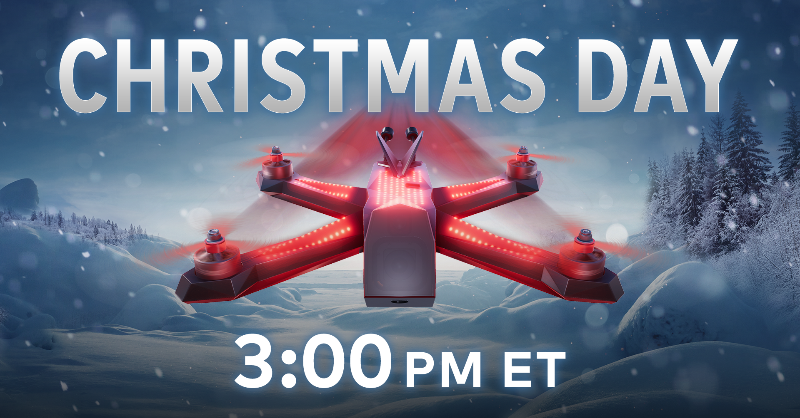 DroneRaceLeague's tweet photo. Almost time...