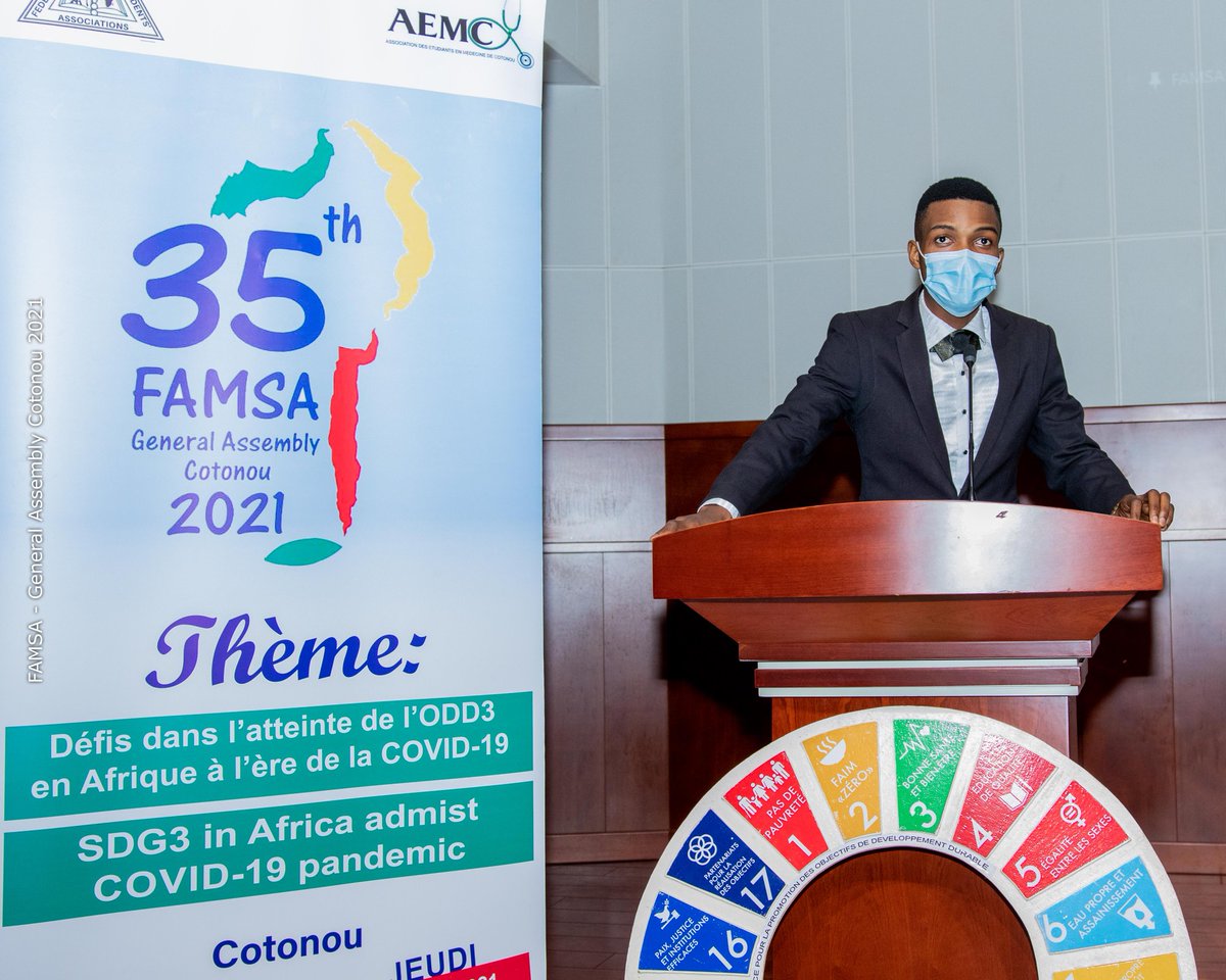 Day 2 35th FAMSA GA
A day rich in colors and images.
03 communicators as brilliant as each other. Professor Eugène ZOUMENOU , Dr Mystère DJENONTIN <a href="/dim_djenontin07/">Dr Djaim</a> and Dr Marinelle S. HOUNGBEDJI <a href="/DotoSenami/">Dr Marinelle HOUNGBEDJI</a> . MC of the day: <a href="/GonalvesFrangi1/">Gonçalves Frangilo Justino</a>
#FAMSAGA35COTONOU