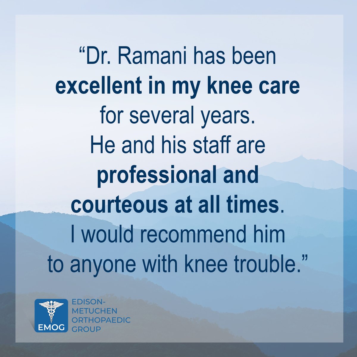 EMOG_NJ's tweet photo. Your care is our top priority! To schedule an appointment with one of our board certified Specialists, please call 732-494-6226 or visit https://t.co/sMIApcZcFz to learn more #EMOG #EdisonMetuchenOrthopaedicGroup #SportsMedicine #Orthopedics #OrthopedicSurgery #PainManagement https://t.co/Nfb5ScKxQ7