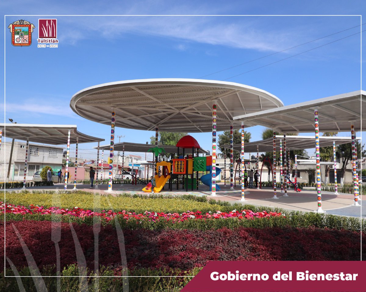 25_27Tultitlan's tweet photo. Trabajamos en la recuperación de los espacios públicos de nuestro municipio para el beneficio de las y los tultitlenses, por ello la Lic. Elena García Martínez entregó el parque ���Marcela Lagarde y de los Ríos” en la Avenida Prados Sur. 🛣️
Conócelo quedó de lujo 🤩👍🏻 https://t.co/ibVGuYWENr