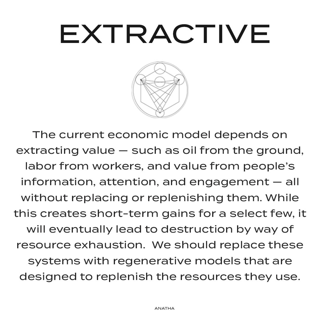 Anatha_io's tweet photo. This week's term is... Extractive

Learn about what #Crypto is and how it will change everything.

To find more educational materials, visit our website. https://t.co/iZD3CW0MBA
#cryptonews #financialfreedom #DeFi https://t.co/iO3HvbvkPP