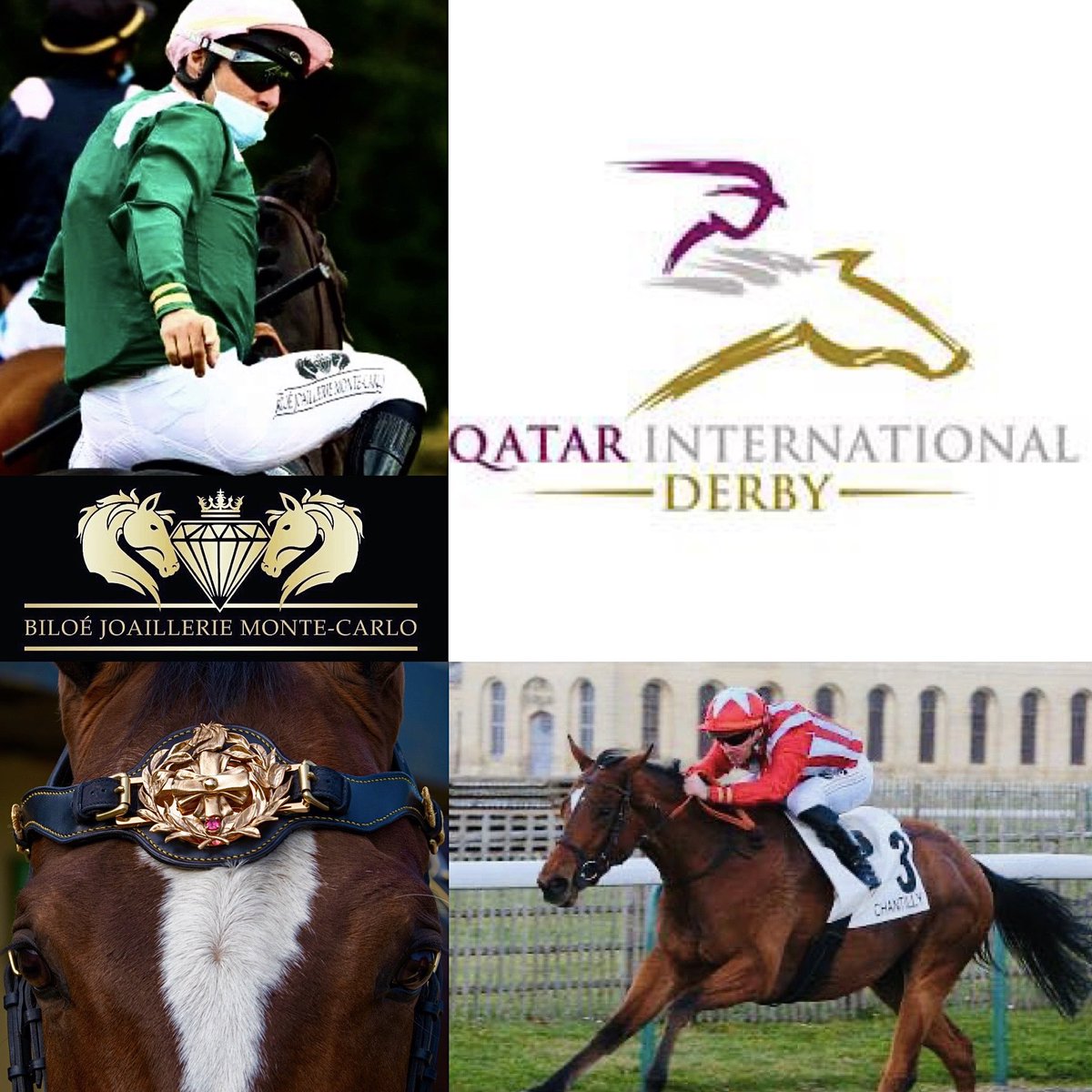 🇶🇦
Magnifique nouvelle ! QATAR INTERNATIONAL DERBY Le 23 décembre 2021 . 
 la maison sera représentée au QATAR lors de la prestigieuse course Qatar Derby grâce à son Ambassadeur <a href="/pasquito60/">Pasquier Stéphane</a> avec le superbe White Whisky entraîné par l’Ecurie Fabrice Chappet.  Agent: <a href="/ObryJockey/">Obry Jockey Management</a>