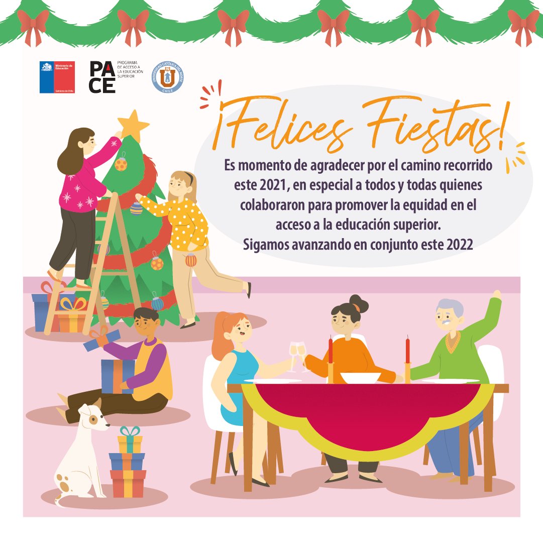 paceucn's tweet image. Como equipo queremos enviarles nuestros más sinceros deseos para el 2022✨

Agradecemos el habernos acompañado en este satisfactorio camino y esperamos continuar avanzando en conjunto🥰

Que pasen una linda noche buena y una feliz navidad 🎄🤶🎅

Un abrazo a todas y todos 🤍