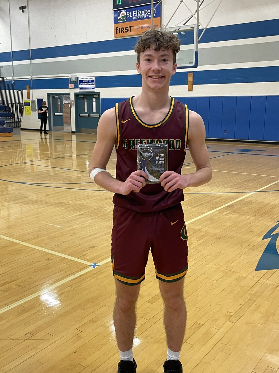 ScottWinterClas's tweet photo. Championship Game

@GreenwoodHoops 64
@SKPioneer_MBB 60

Final

Congratulations to Andrew Smith of @SKPioneer_MBB and @BraktonS of @GreenwoodHoops for their all tournament team selection.

@stinnett_cade tournament MVP and @GreenwoodHoops inaugural SWS champions. https://t.co/cPyMEGLU0a