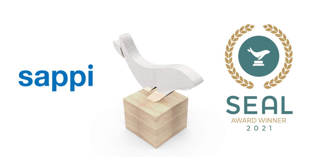 SappiNA's tweet photo. We’re proud to announce that our #releasepaper Ultracast Viva, was selected as a @SEALAwards Sustainable Product winner! Ultracast Viva is the new standard in innovative, #sustainable #casting systems. Read more about our win: https://t.co/0C2WXFjYn8 https://t.co/UwfGz72PBs